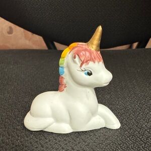 Colorful Ceramic Unicorn Figurine